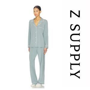 NWT | Z Supply | Menswear Style Pajama Set | Seaglass Blue | Size L | Retail$148